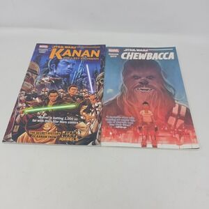 Star Wars Marvel Kanan The Last Padawan & Chewbacca Trade Paperback TPB Lot